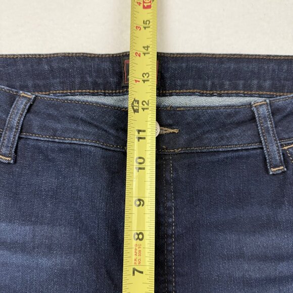 Lee Women's Straight Mid Rise Stretch Friction Resistant Blue Jeans Size 20L NWT - Picture 8 of 11